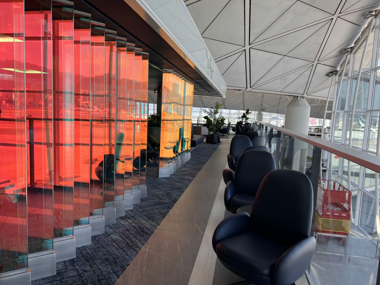 How is Cathay Pacific's 'The Pier' Business Class Lounge holding