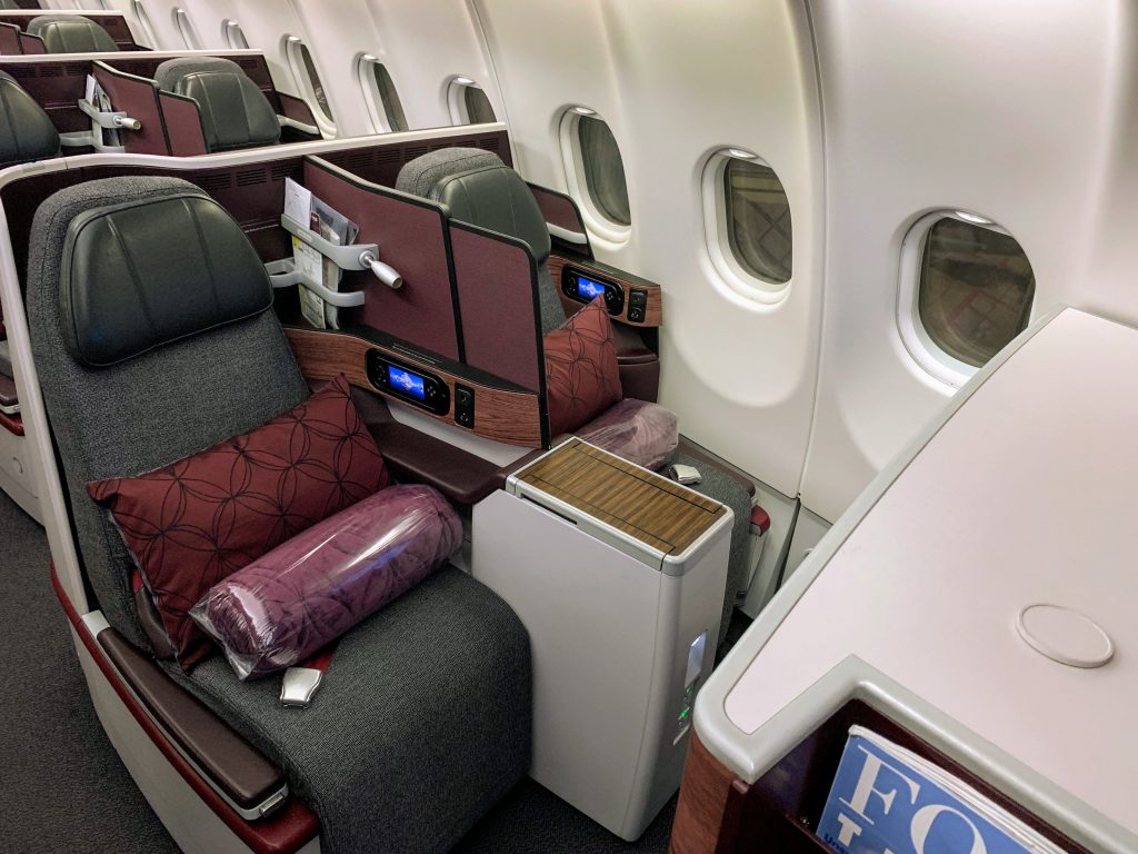 Qatar Airways A330-200 Business Class Review With The Entire Cabin