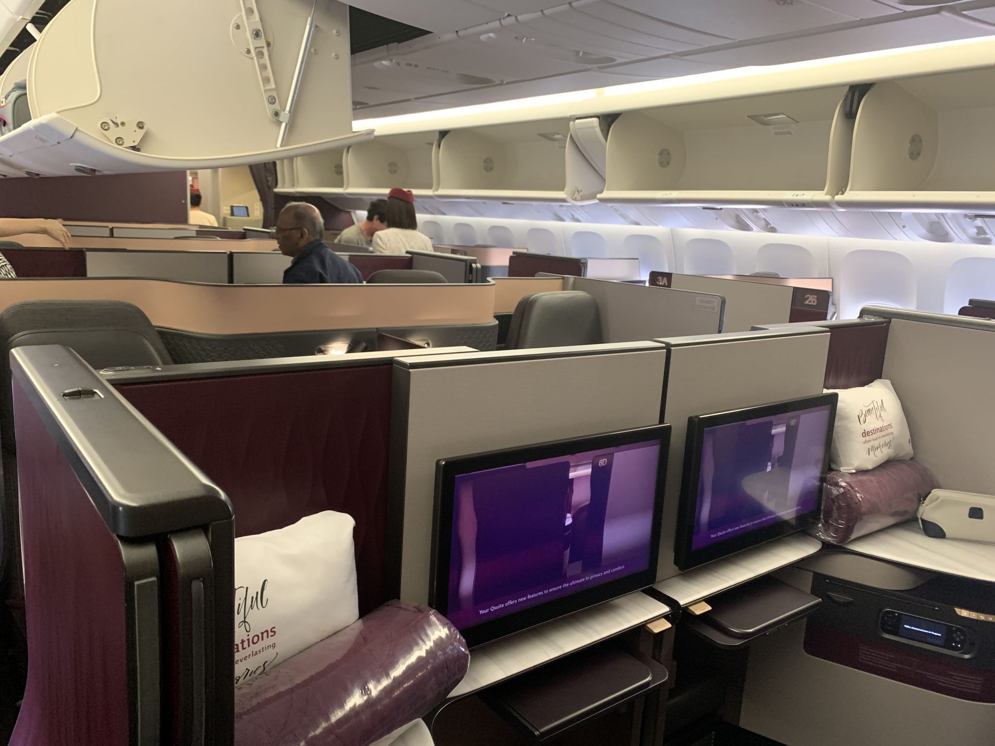 Qatar Airways Qsuite B777 Quick Review - Turning Left For Less