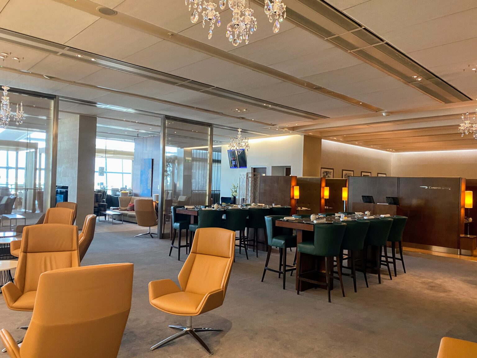 British Airways Concorde Room Lounge Heathrow Terminal 5 review ...