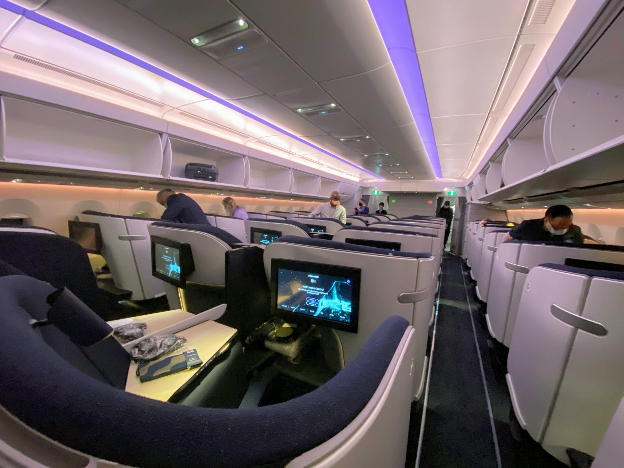 Finnair new A350 business class 