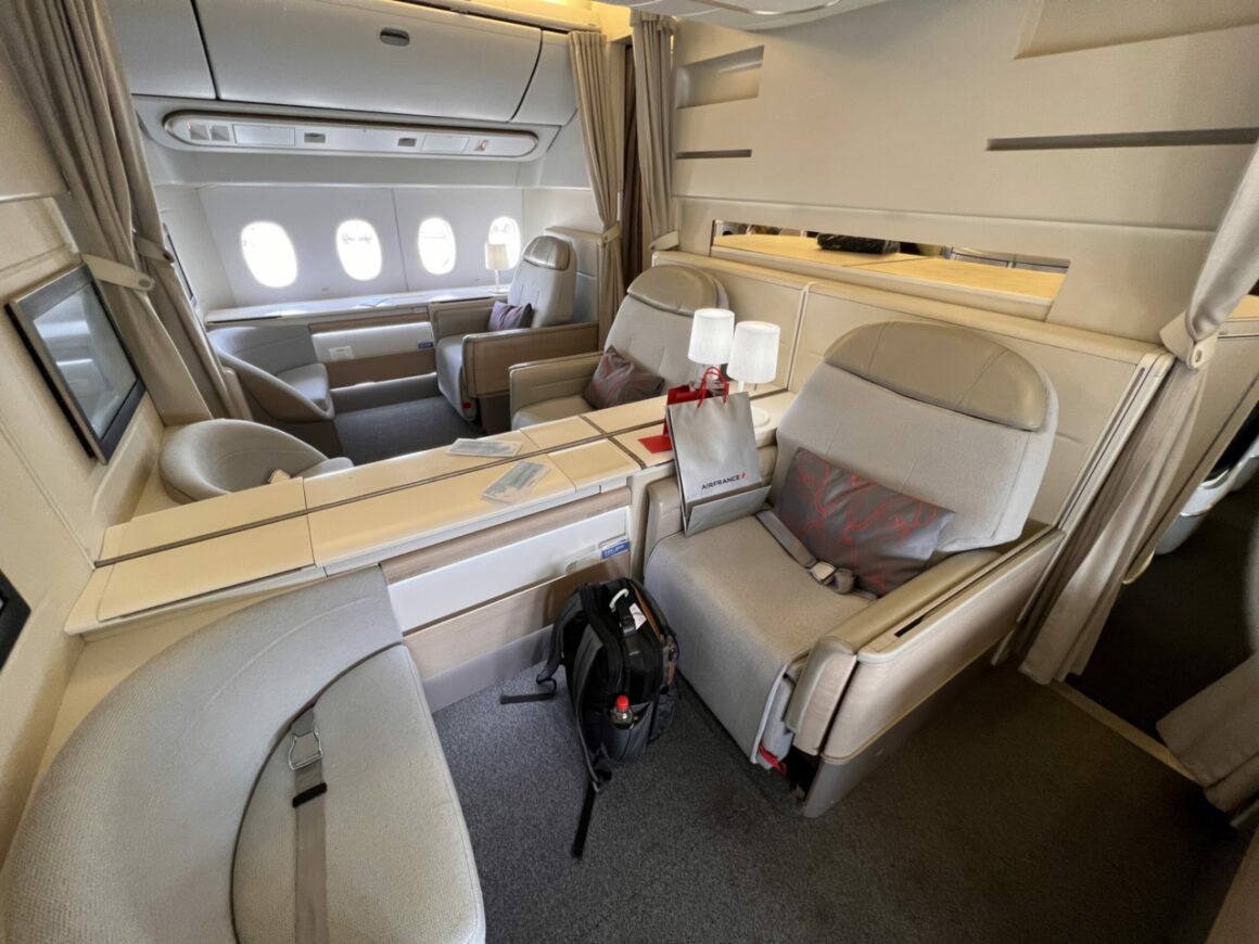 Review: Air France La Première First Class, Paris to San Francisco -  Turning left for less
